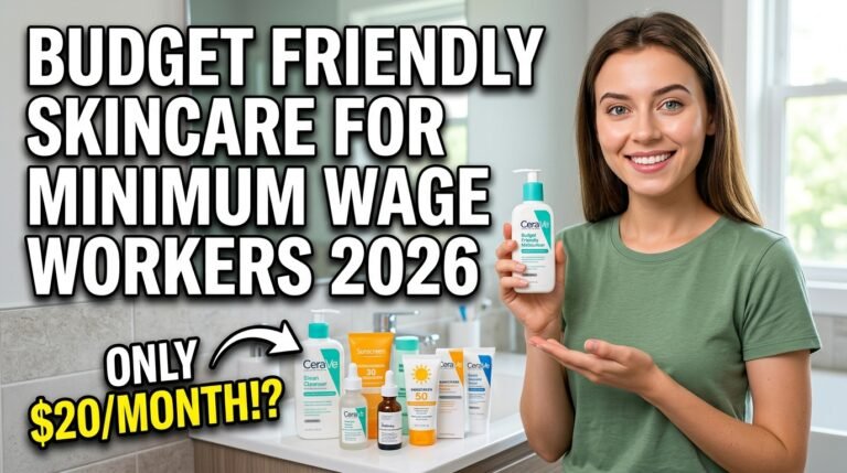 Budget Friendly Skincare for Minimum Wage Workers