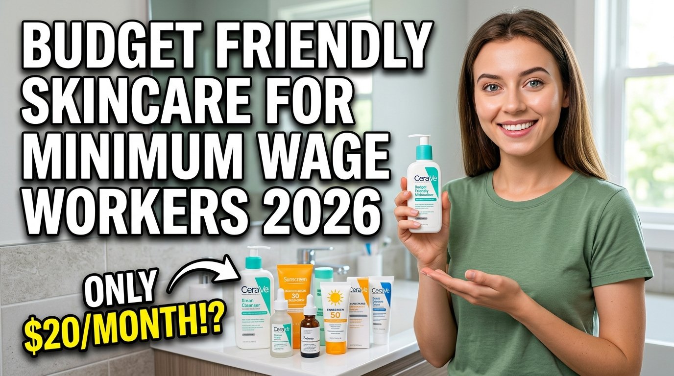 Budget Friendly Skincare for Minimum Wage Workers 2026