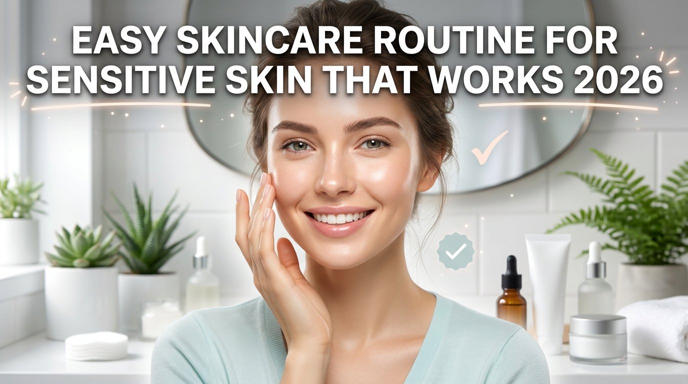 Easy Skincare Routine for Sensitive Skin That Works 2026