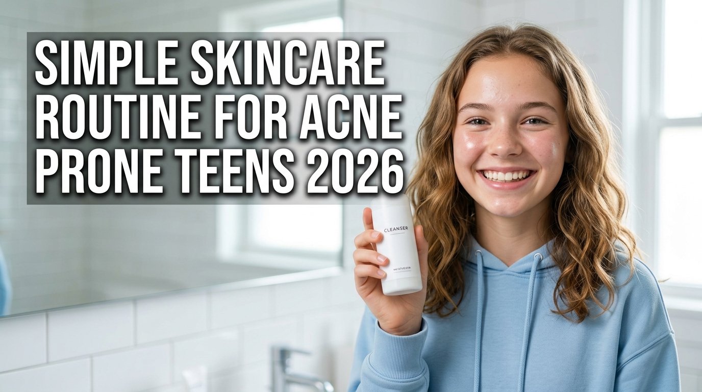 Simple Skincare Routine for Acne Prone Teens 2026