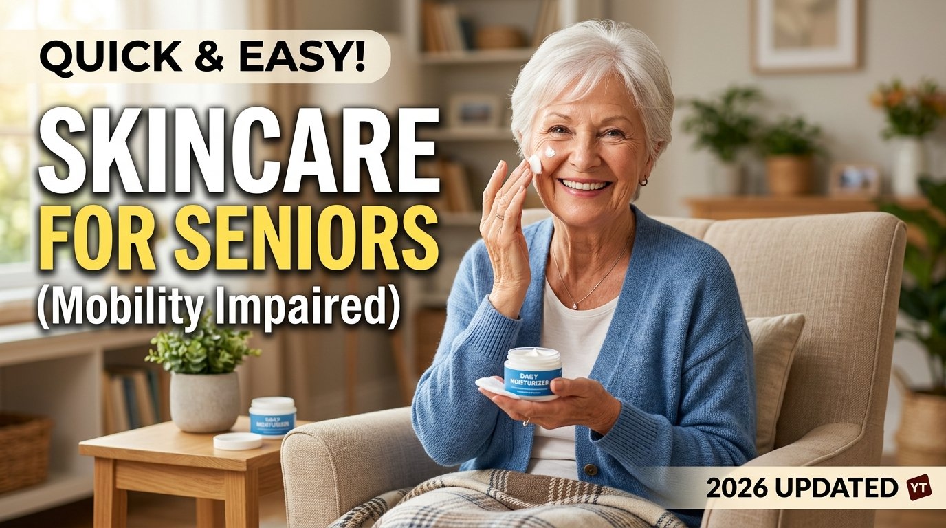 Quick Skincare Routine for Mobility Impaired Seniors